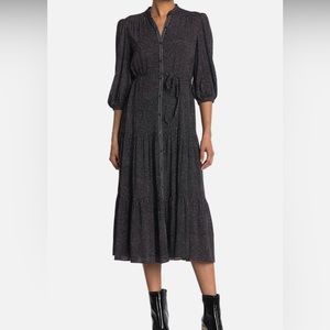 Maxi Black & White Dress